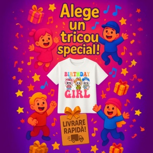 Tricou Labubu birthday girl, Unisex Dama si Barbat | Copii - Img 6