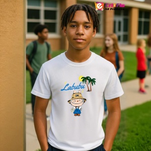 Tricou Labubu detectiv, Unisex Dama si Barbat | Copii - Img 10