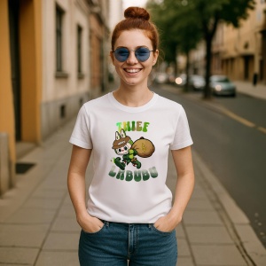 Tricou Labubu hot thief, Unisex Dama si Barbat | Copii - Img 8