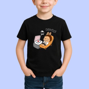 Tricou Labubu hotpink muzica, Unisex Dama si Barbat | Copii, Culoare Negru - Img 2