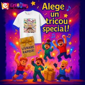 Tricou Labubu multiplu party, Unisex Dama si Barbat | Copii - Img 11