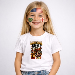 Tricou Lamine Yamal Spain World Cup Fifa 2026 V3, din bumbac 100%, tricou alb, Copii | Dama | Barbat