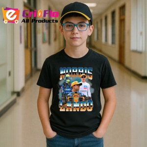 Tricou Lando Norris Colaj Artistic Echipa Mclaren Formula 1, Copii | Dama | Barbat - Img 5