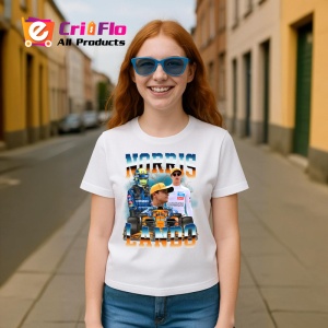 Tricou Lando Norris Colaj Artistic Echipa Mclaren Formula 1, Copii | Dama | Barbat - Img 7