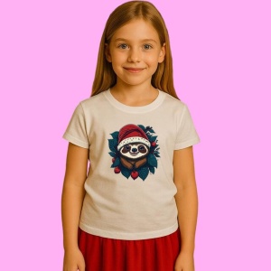 Tricou Lenes De Craciun Cu Ramuri Verzi, din bumbac 100%, tricou alb, Copii | Dama | Barbat - Img 2