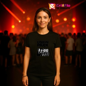 Tricou Linkin Park - Group Photo, muzica Pop, Dama | Barbat | Copii, Culoare Negru - Img 12