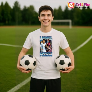 Tricou Lionel Messi Argentina Barcelona Campion - Copii | Dama | Barbat - Img 3