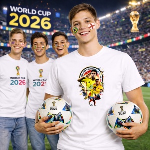 Tricou Luis Diaz Colombia World Cup Fifa 2026 V2, din bumbac 100%, tricou alb, Copii | Dama | Barbat - Img 7