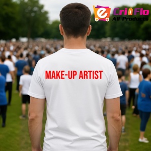 Tricou MAKE UP ARTIST, Personalizat | Unisex Dama si Barbat - Img 4