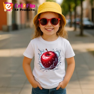 Tricou Mar rosu si explozie acvatica, Fructe, Copii | Dama - Img 4