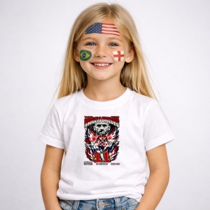 Tricou Marcelo Brozovic Croatia World Cup Fifa 2026, din bumbac 100%, tricou alb, Copii | Dama | Barbat - Img 2