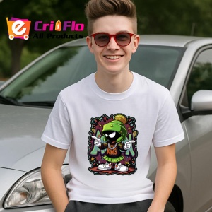 Tricou Marvin the Martian hip-hop cu microfon Copii | Dama | Barbat - Img 11