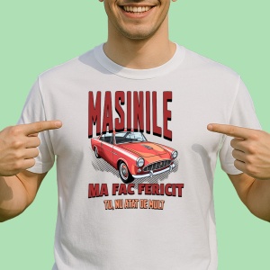 Tricou Masinile ma fac fericit - Copii | Dama | Barbat