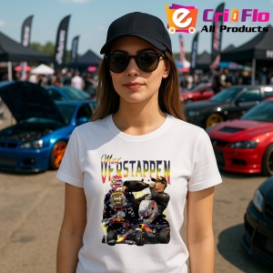 Tricou Max Verstappen Postere Echipa Red Bull Campion Formula 1, Copii | Dama | Barbat - Img 8