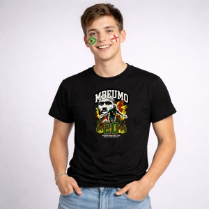 Tricou Mbeumo Cameroon World Cup Fifa 2026, din bumbac 100%, tricou negru, Copii | Dama | Barbat - Img 2