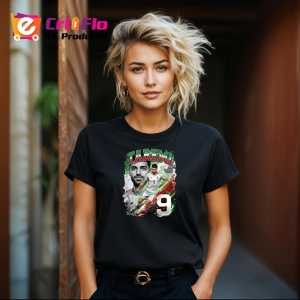 Tricou Mehdi Taremi Iran Atacant Fotbal, din bumbac 100%, tricou negru Copii | Dama | Barbat - Img 8
