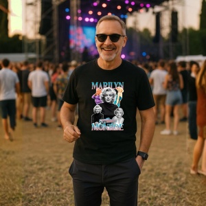 Tricou Metallica - Black & White, muzica (Comedie / Rap ironic), Dama | Barbat | Copii, Culoare Negru - Img 9
