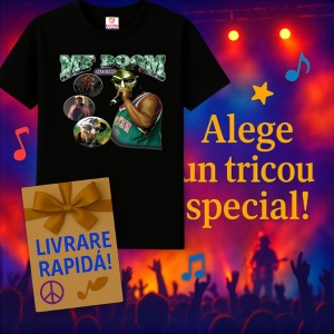 Tricou MF DOOM - Green Mask, muzica Hip-Hop / Drill, Dama | Barbat | Copii, Culoare Negru - Img 15