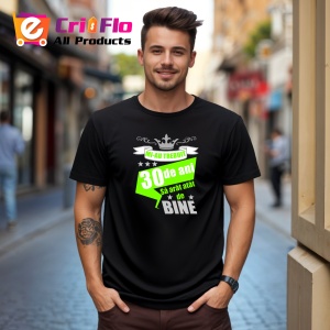 Tricou Mi Au Trebuit 30 De Ani Bine Verde, din bumbac 100%, tricou negru, Dama | Barbat
