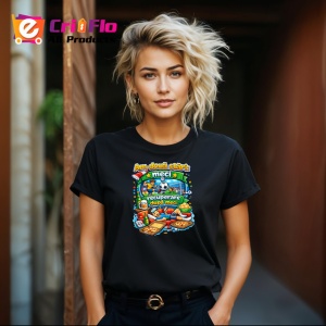 Tricou Mic Dejun Sanatos Ilustratie Mancare V1, din bumbac 100%, tricou negru Copii | Dama | Barbat - Img 8