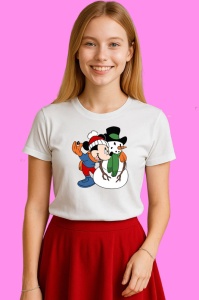 Tricou Mickey Cu Om De Zapada, din bumbac 100% Copii | Dama | Barbat