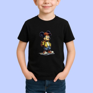 Tricou Mickey modern cu sapca si ghiozdan urban Copii | Dama | Barbat Barbat - Img 6