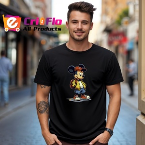 Tricou Mickey modern cu sapca si ghiozdan urban Copii | Dama | Barbat Barbat - Img 18