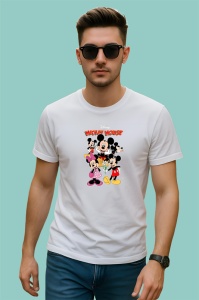 Tricou Mickey Mouse personajul iconic Disney alaturi de prietenii sai, Copii | Dama | Barbat - Img 2