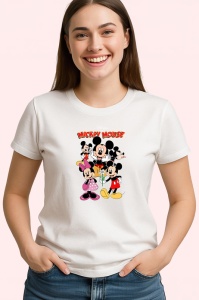 Tricou Mickey Mouse personajul iconic Disney alaturi de prietenii sai, Copii | Dama | Barbat - Img 3