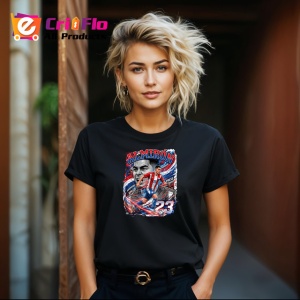 Tricou Miguel Almiron Paraguay Mijlocas Fotbal, din bumbac 100%, tricou negru Copii | Dama | Barbat - Img 8