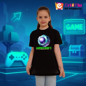 Tricou Minecraft Perla Magica Tricou Negru Copii | Dama | Barbat - Img 3