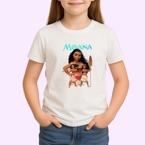 Tricou Moana printesa curajoasa intr o aventura pe mare, Copii | Dama | Barbat - Img 3