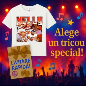 Tricou Nelly - Retro Style, muzica Hip-Hop / Trap, Dama | Barbat | Copii - Img 13