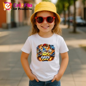 Tricou No Days Off Fotbalist Actiune V2, din bumbac 100% , tricou alb pentru Copii | Dama | Barbat - Img 5