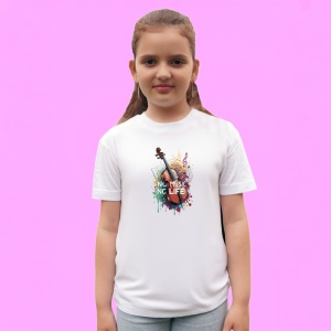 Tricou No Music No Life Violoncel Art, Copii | Dama | Barbat - Img 3