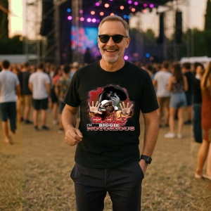 Tricou Notorious B.I.G. - Red Theme, muzica Alternative / Electropop / Rap Rock, Dama | Barbat | Copii, Culoare Negru - Img 9