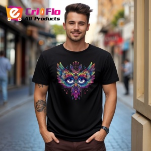 Tricou Ochi mandala stil spirit vultur, Copii | Dama | Barbat , tricou negru - Img 10