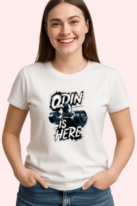 Tricou Odin Is Here Zeu Nordic Haltere, Copii | Dama | Barbat