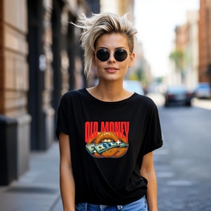 Tricou Old MoneY Kiss Negru, Copii | Dama | Barbat - Img 10