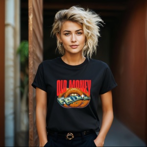 Tricou Old MoneY Kiss Negru, Copii | Dama | Barbat - Img 11