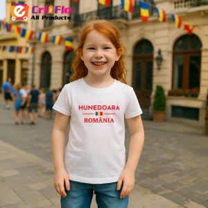 Tricou ORAS HUNEDOARA |Colectia Tricouri Romania - Img 3