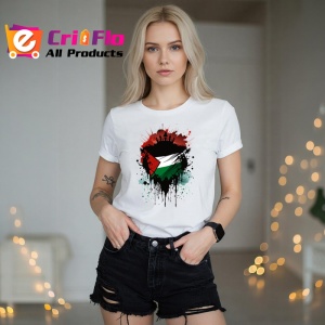 Tricou Palestine Steag Splash Art, Copii | Dama | Barbat - Img 10