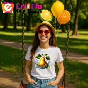 Tricou Para aurie si stropi limpezi, Fructe, Copii | Dama - Img 9