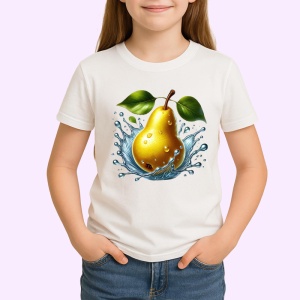 Tricou Para galbena si stropi stralucitori, Fructe, Copii | Dama