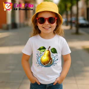 Tricou Para galbena si stropi stralucitori, Fructe, Copii | Dama - Img 4