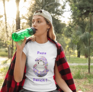 Tricou Pascal Dama Personalizat - Bucurie Într-un Mod Unic - din bumbac, personalizat - Cadou - Img 4