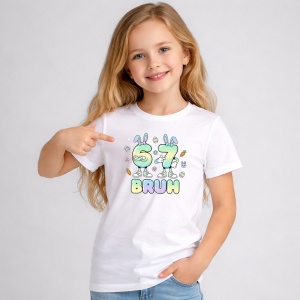 Tricou Paste 67 Roblox Boy Bundle Neon Splash Style, din bumbac 100%, tricou alb, Copii | Dama | Barbat - Img 2