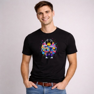 Tricou Paste 67 Roblox Boy Neon Street Art Easter, din bumbac 100%, tricou negru, Copii | Dama | Barbat - Img 3