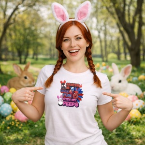 Tricou Paste Easter Is More Fun With My Peeps Spiderman Stil, din bumbac 100%, tricou alb, Copii | Dama | Barbat - Img 9