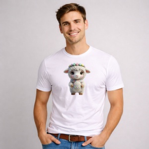 Tricou Paste Miel Crosetat Cu Ou Easter Pastel Cute Kawaii, din bumbac 100%, tricou alb, Copii | Dama | Barbat - Img 2